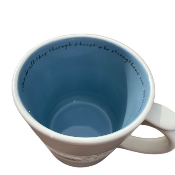 Dayspring Christian Inspirational Mug “Strength” Philippians 4:13 - Picture 3 of 6